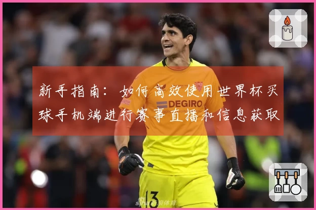 新手指南：如何高效使用世界杯买球手机端进行赛事直播和信息获取
