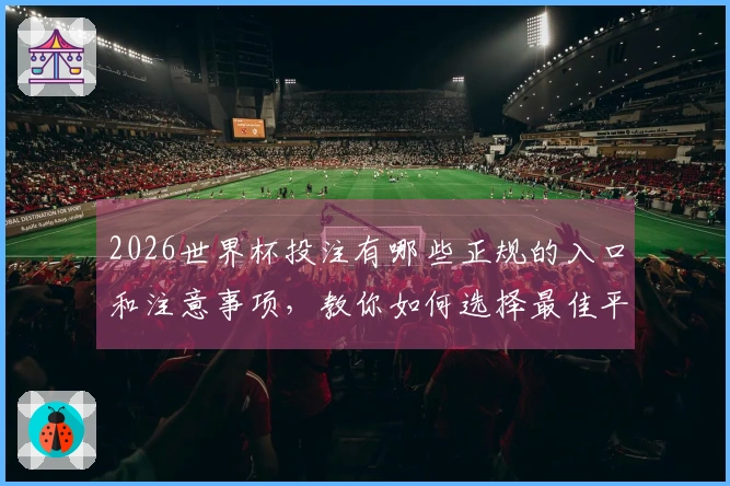 2026世界杯投注有哪些正规的入口和注意事项,教你如何选择最佳平台